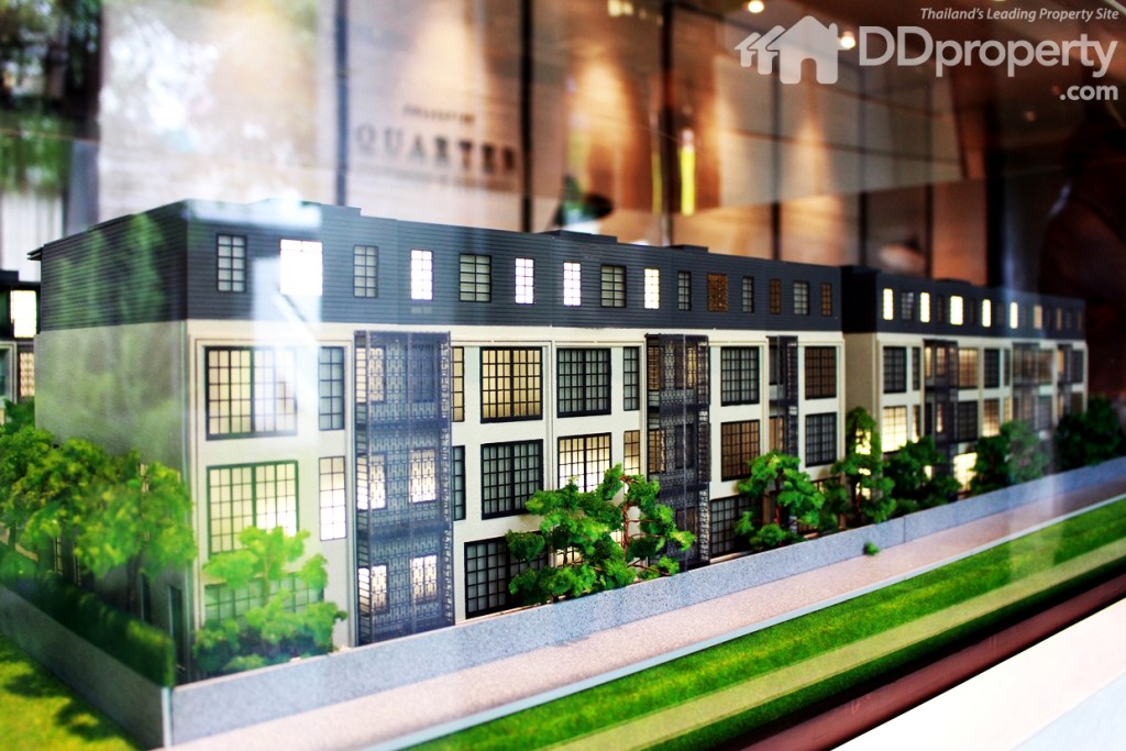 โมเดลจำลองด้านหลังโครงการ