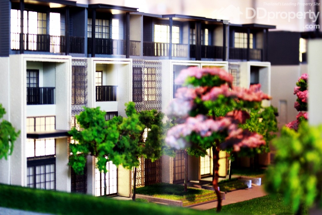 มุมมองทางทิศใต้ มองไปยังตึก Type B