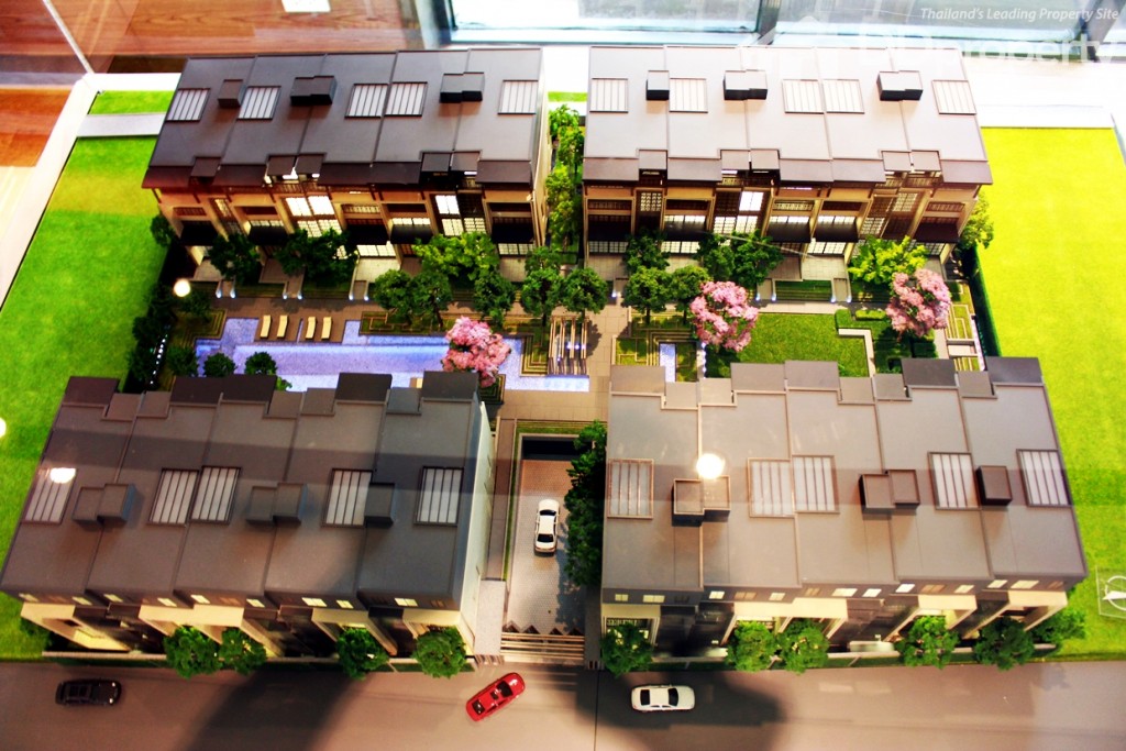 ภาพมุมสุงของโครงการ