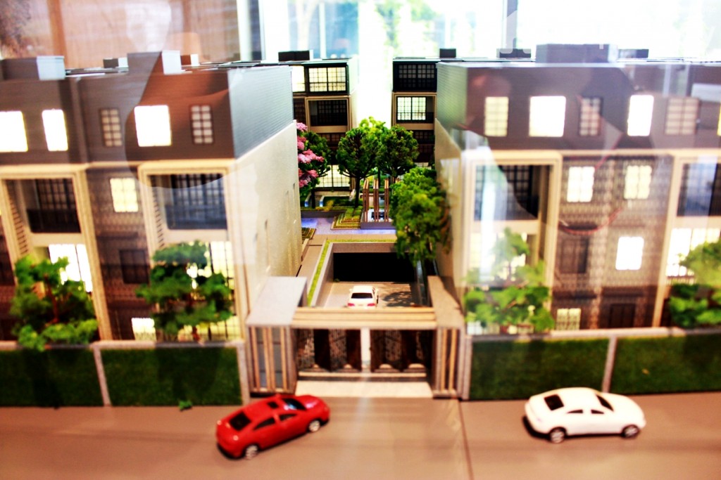 ด้านหน้าทางเข้าโครงการ