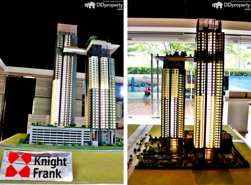 ภาพซ้ายเป็นตัวตึกด้านทิศเหนือ ภาพขวาเป็นทิศใต้