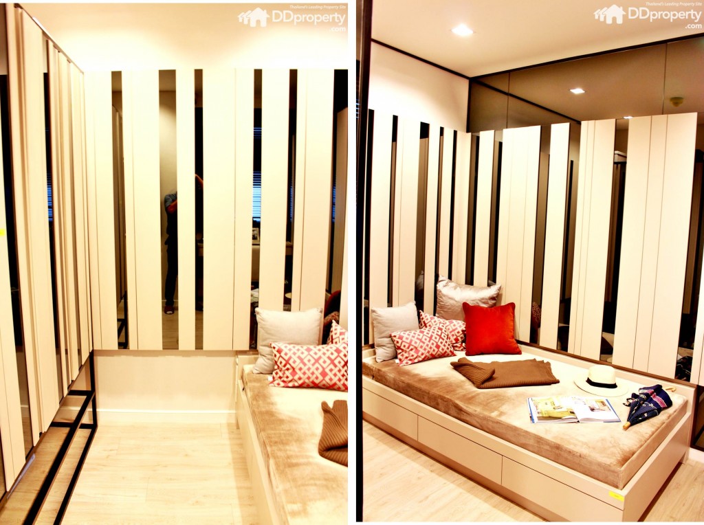 พื้นที่ว่างด้านข้าง กับตู้เสื้อผ้า