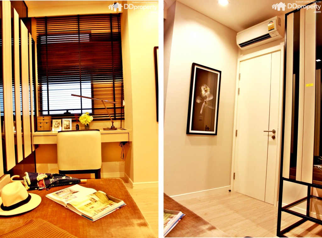 มุมด้านซ้ายและด้านขวาของห้องนอนเล็ก