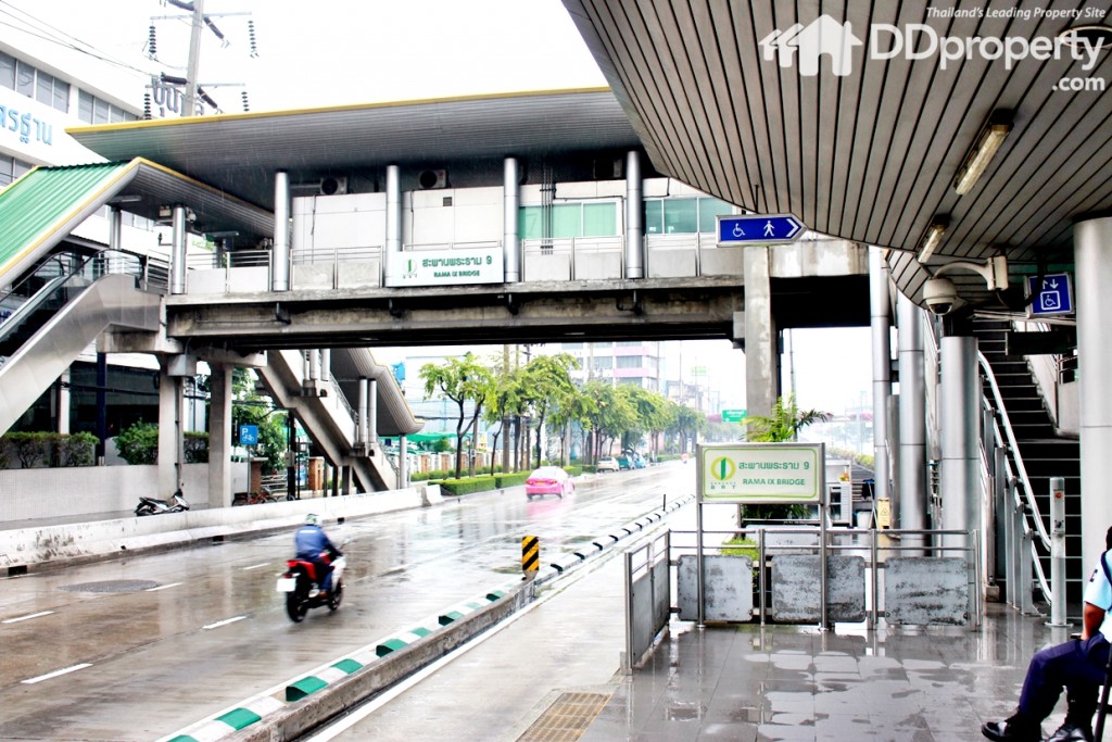ฺฺจาก BRT สถานี ช่องนนทรี - สถานี สะพานพระราม 9