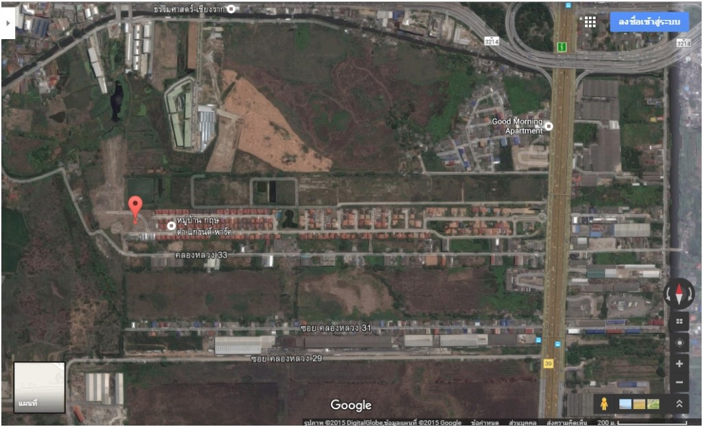 พิกัดโครงการ : 14.059390, 100.605639 หรือ 14°03'33.8"N 100°36'20.3"E