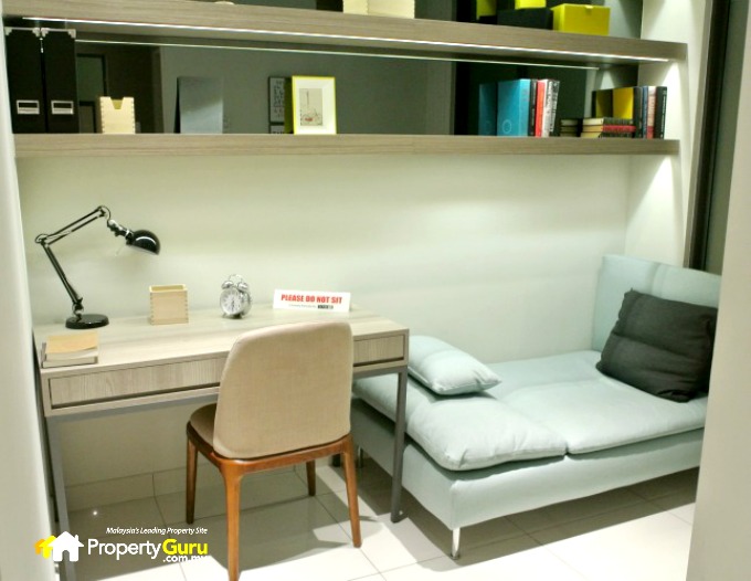 The second room which can be made into a study or left as a bedroom