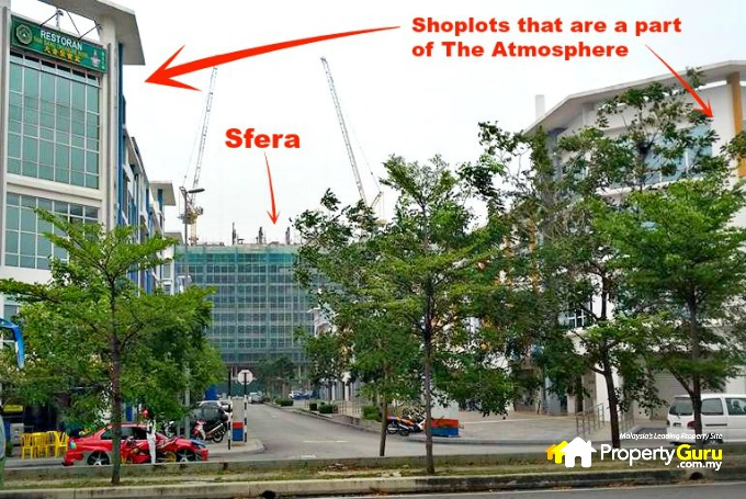 See how close SFERA is from The Atmosphere development? This picture was taken from Downtown -- the Night Bazaar and Farm in the City – a petting zoo and organic farm’s location