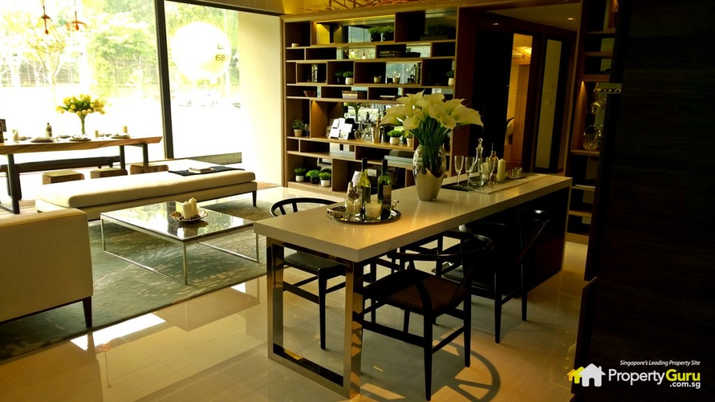 Living and dining area