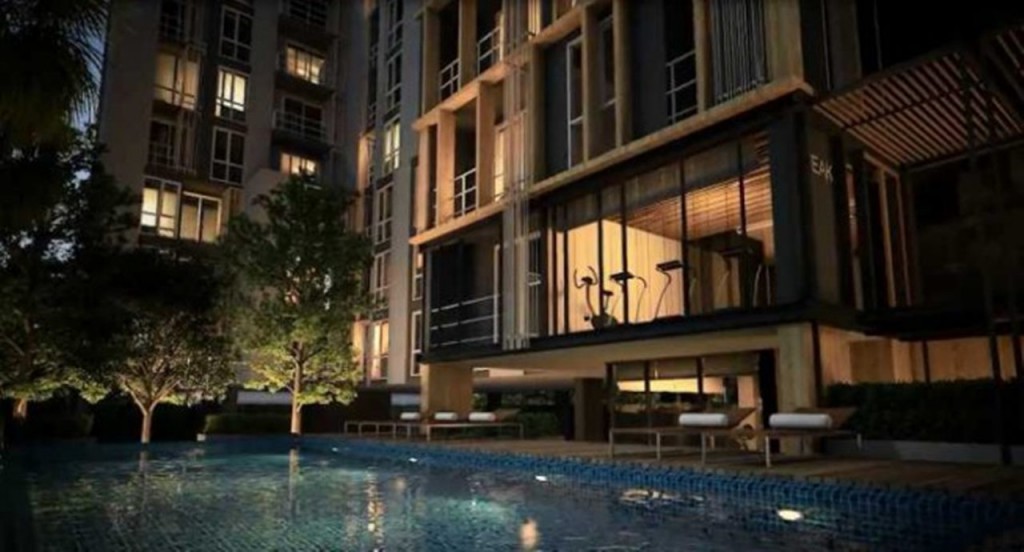 สระว่ายน้ำโครงการขนาด 12x5 เมตร