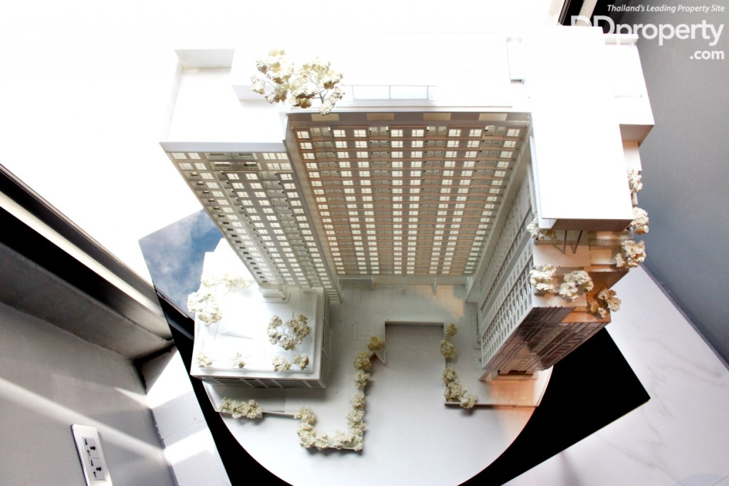 มุมสูงของตัวอาคาร