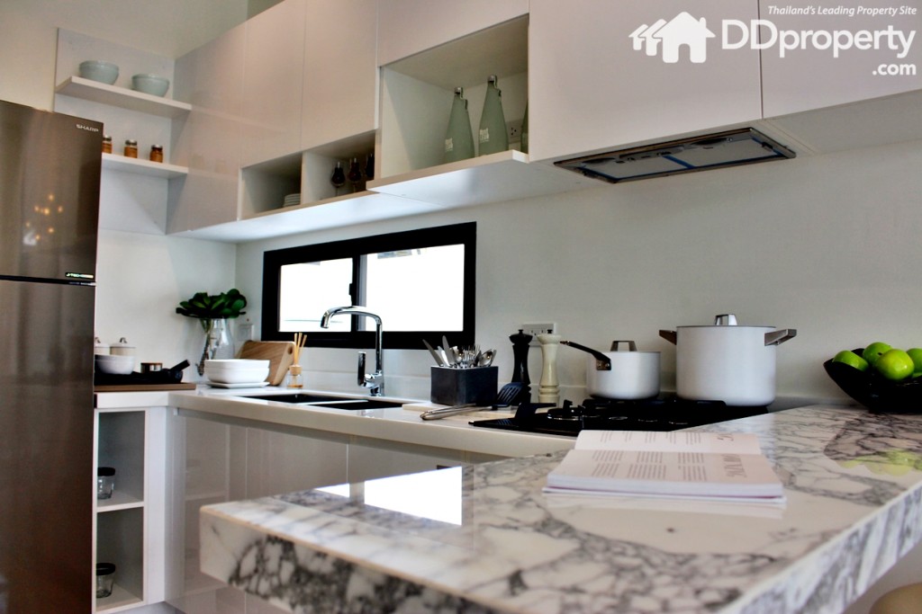 พื้นที่ครัวฝรั่งถูกจัดอย่างลงตัว