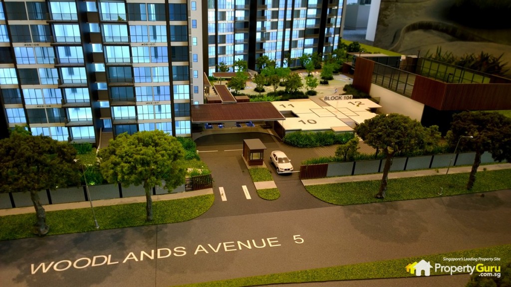Bellewoods 3D model main entrance