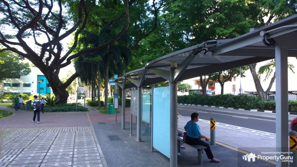 Bus stop behind City Gate in the direction of Golden Mile