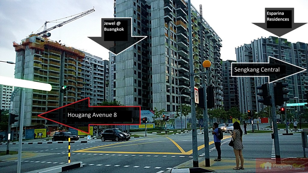 Main road directions at Kampong Buangkok