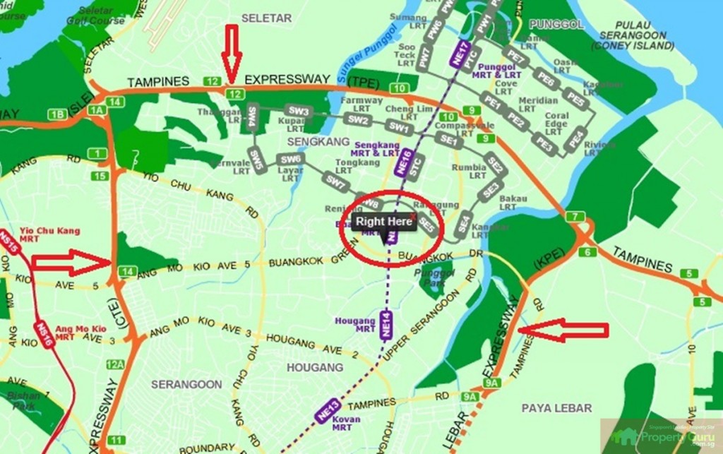 Route to Jewel @ Buangkok