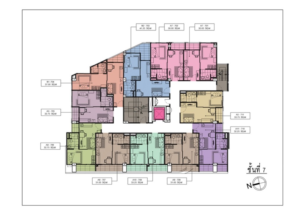 Kes Ratchada Floor PlanF 7-001