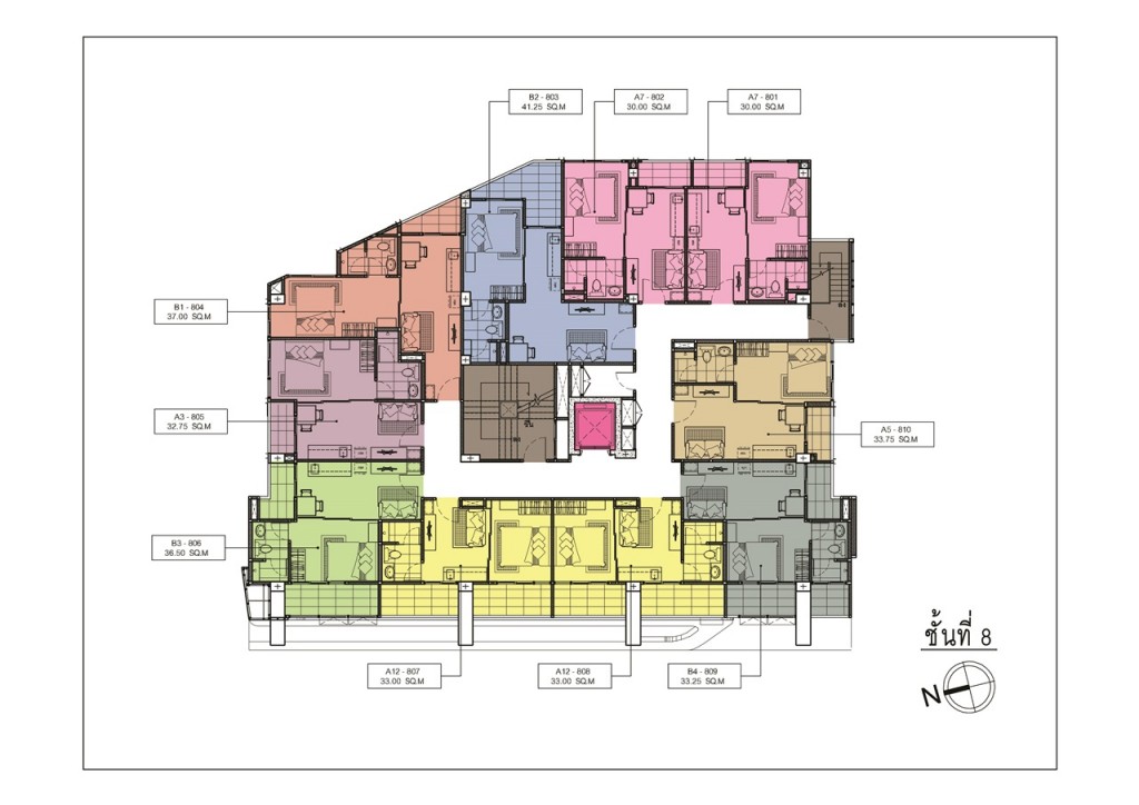 Kes Ratchada Floor PlanF8-009