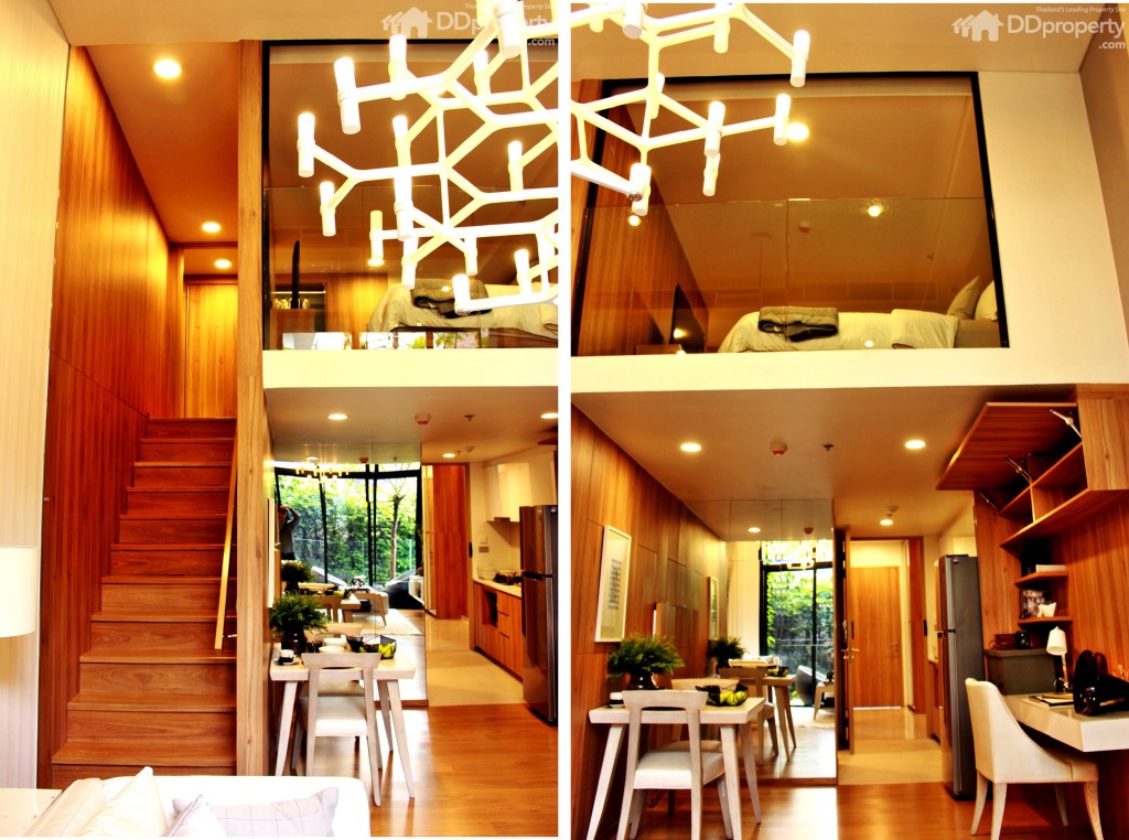 มุมกว้างภายในห้องจากระเบียง