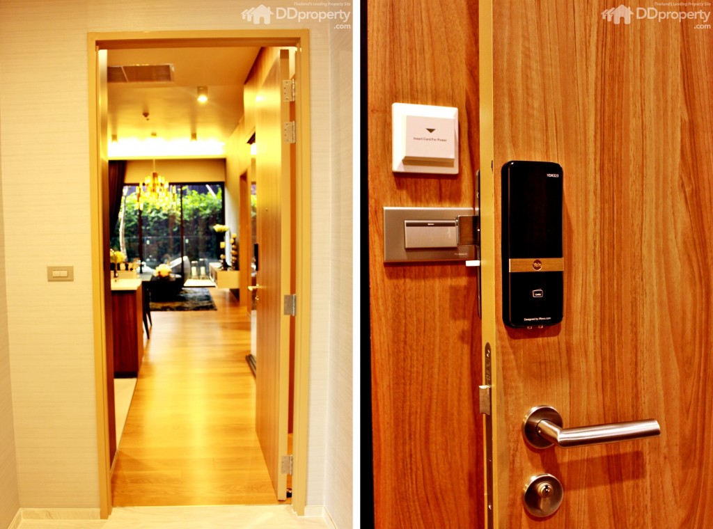 ประตูไม้  Digital Door lock