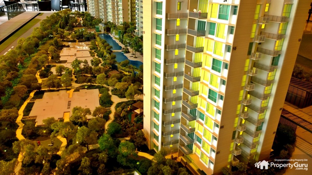 View from Block 8 of The Glades