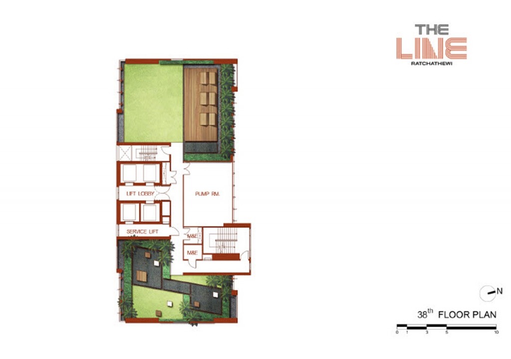 The Line Ratchathewi Floor Plan13 Floor 38-013
