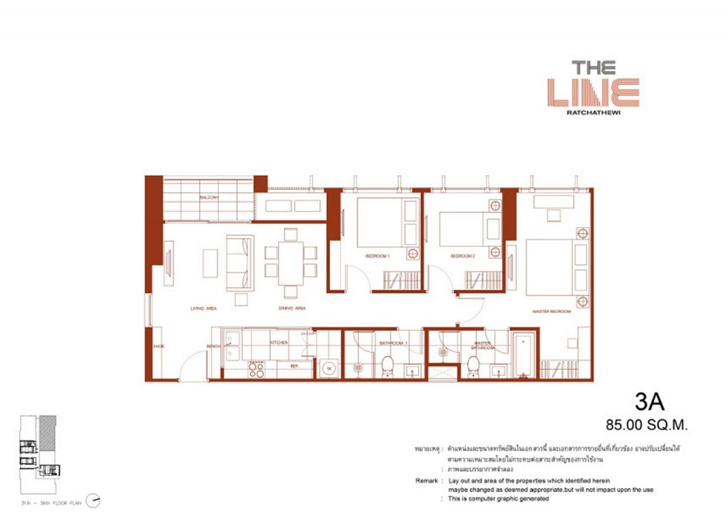 The Line Ratchathewi Plan3A-014