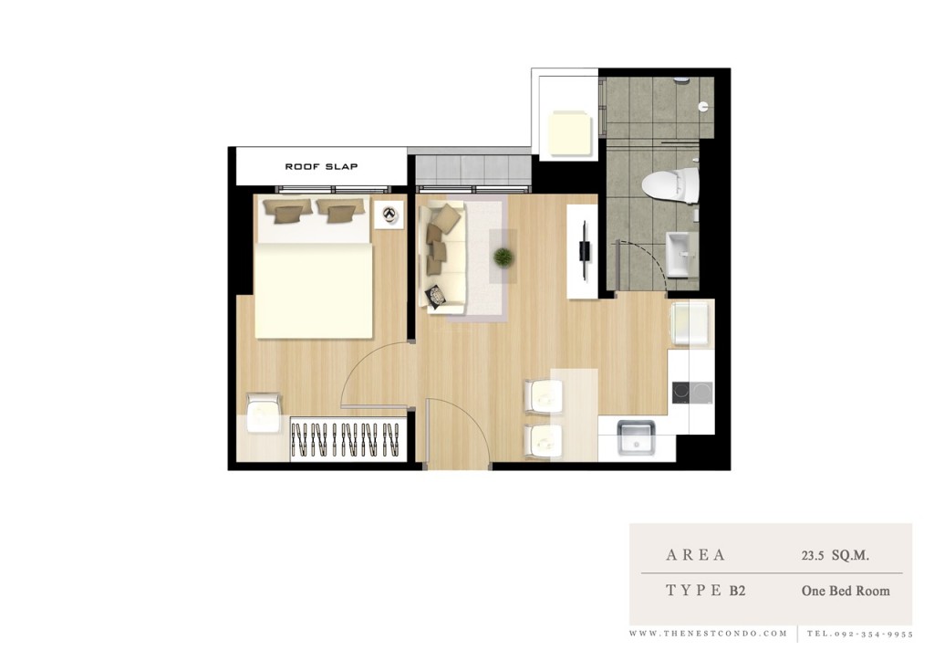 The Nest One Bedtype B2-003