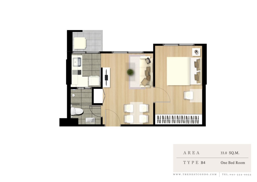 The Nest One Bedtype B4-006