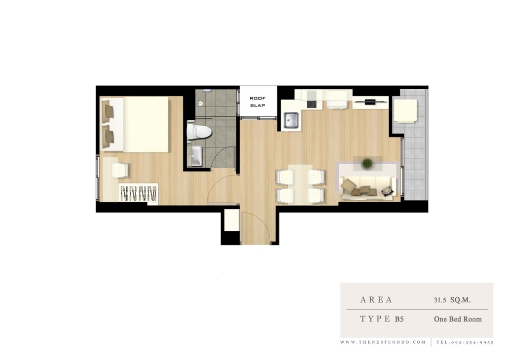 The Nest One Bedtype B5-007