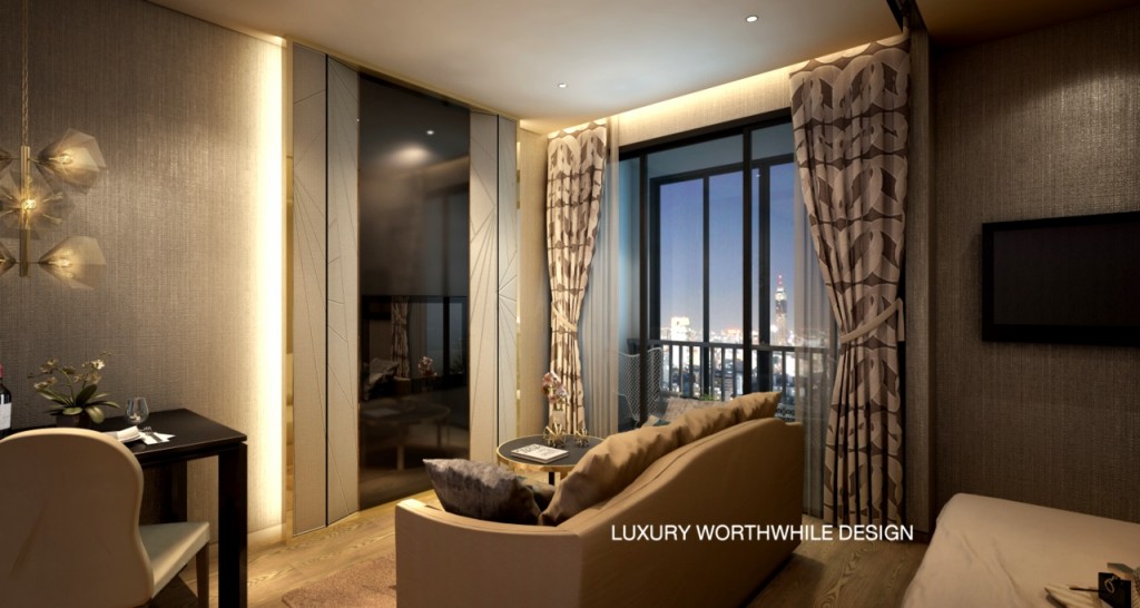 รูปจำลองลักษณะการตกแต่งภายในของโครงการ