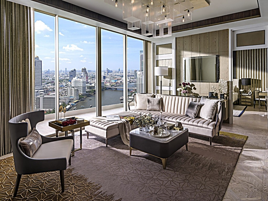 The Residences at Mandarin Oriental Bangkok BedroomThe Residences at Mandarin Oriental -  Living room - 02-004
