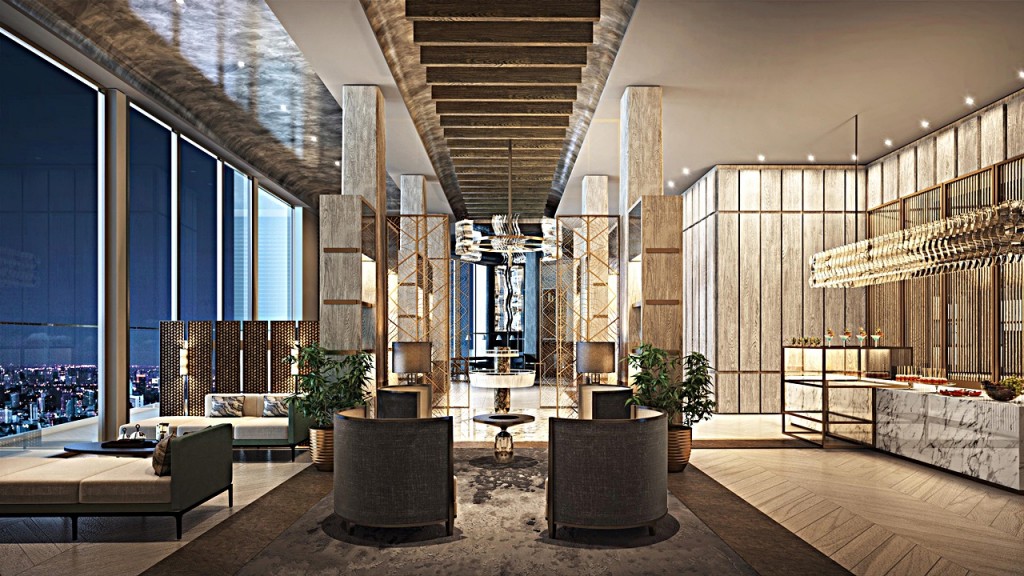 The Residences at Mandarin Oriental Bangkok FacilitiesICONSIAM - MO -  Facilities - Skylounge-001