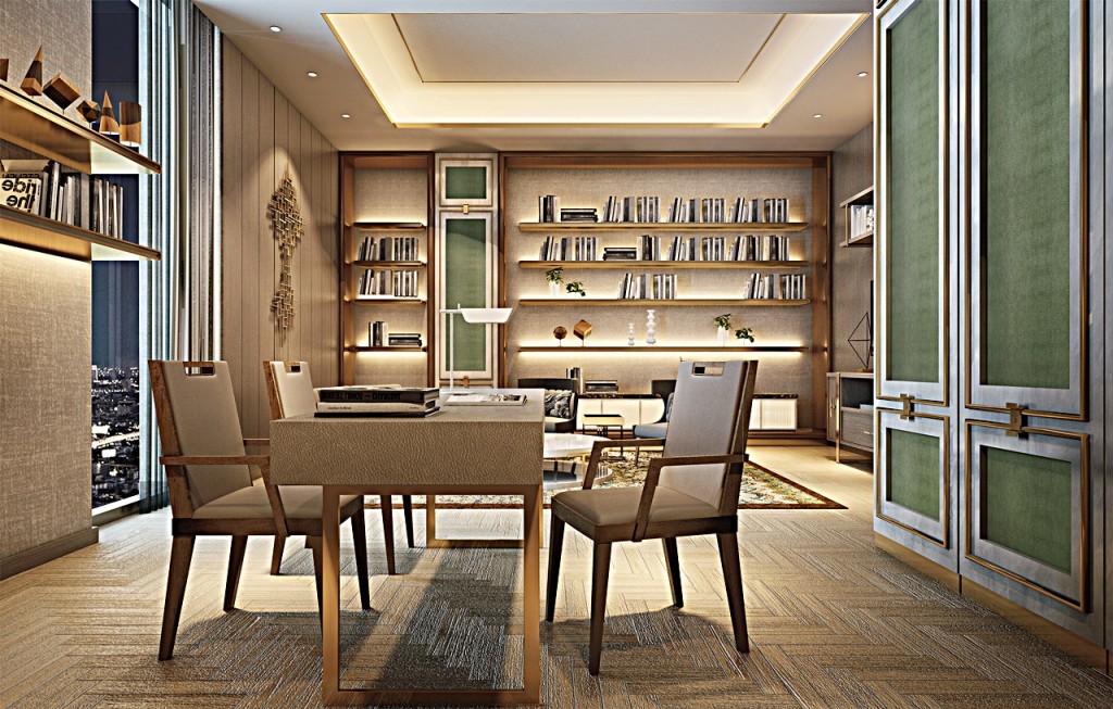 The Residences at Mandarin Oriental Bangkok PenthouseICONSIAM - MO - Penthouse - Family room-007