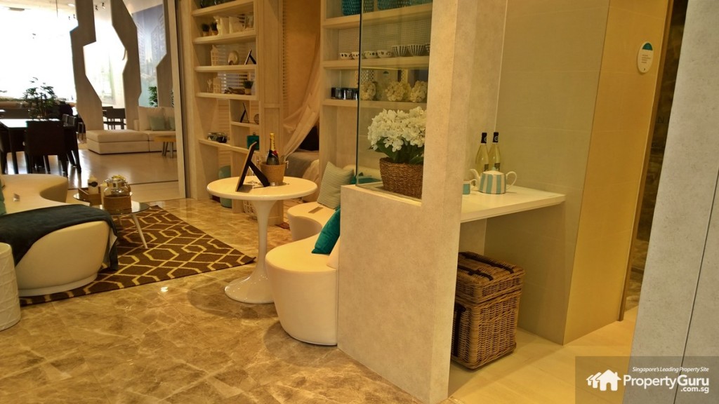 Main entrance to unit