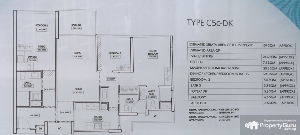 3-bedroom DK layout