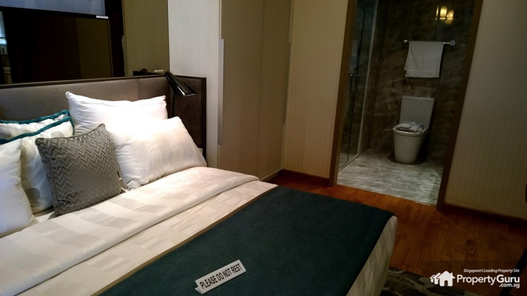 Master bedroom in main unit