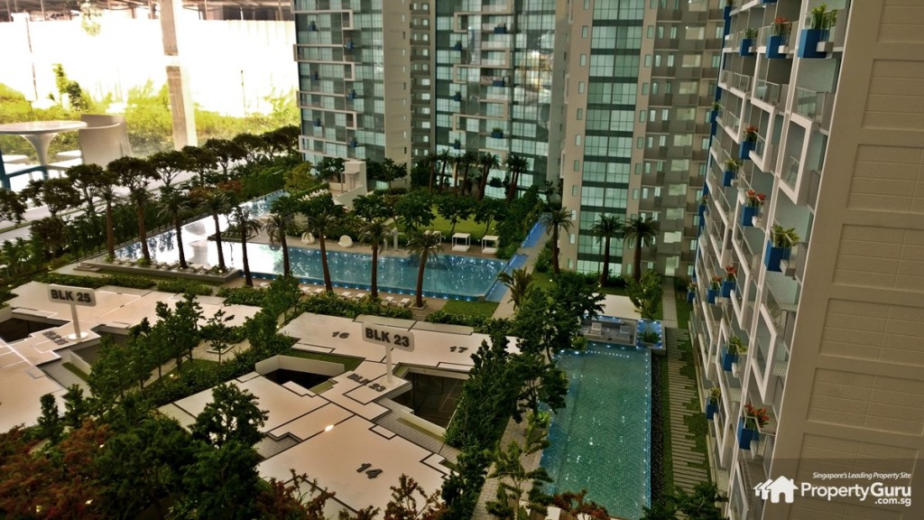 Marked places for other blocks