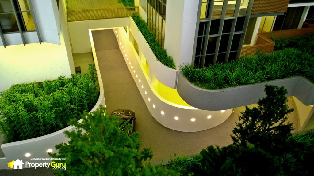 Tre Residences basement and mezzanine car parks