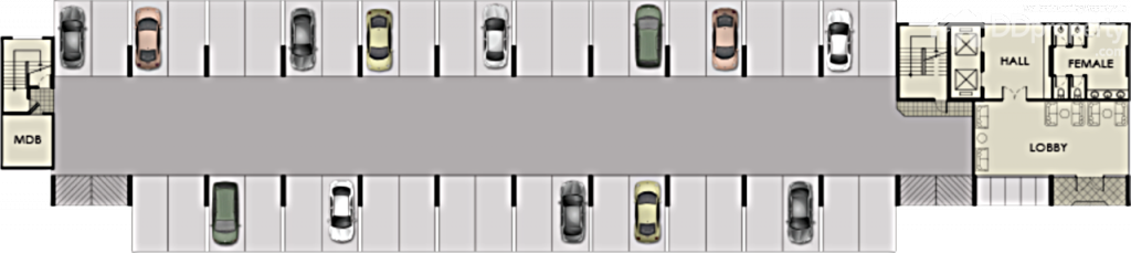 อาคาร I (ห้องเปล่า กั้นห้องให้ มีให้เฉพาะห้องน้ำ ไม่มีห้องครัว ราคาเริ่มต้น 999,990 บาท)