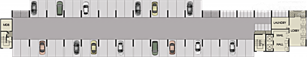 อาคาร J (ห้องเปล่า กั้นห้องให้ มีให้เฉพาะห้องน้ำ ไม่มีห้องครัว ราคาเริ่มต้น 999,990 บาท)