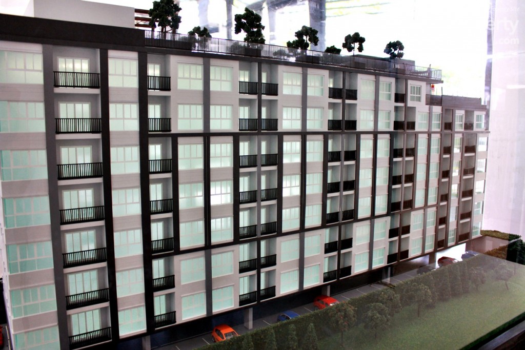 มุมมองทิศเหนือของตัวอาคาร