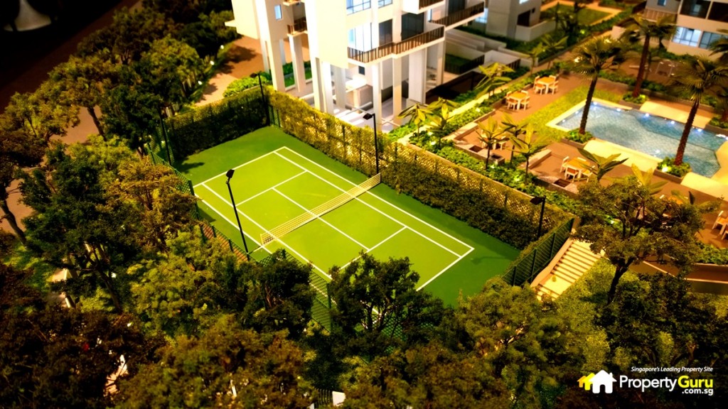 Tennis Court at Vue 8 Residences