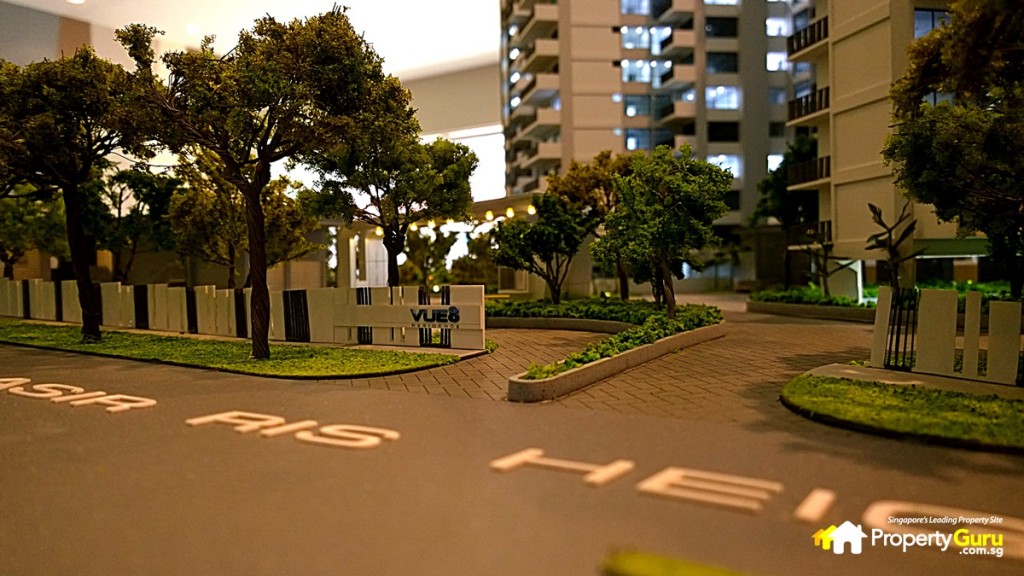 Vue 8 Residences main entrance along Pasir Ris Heights