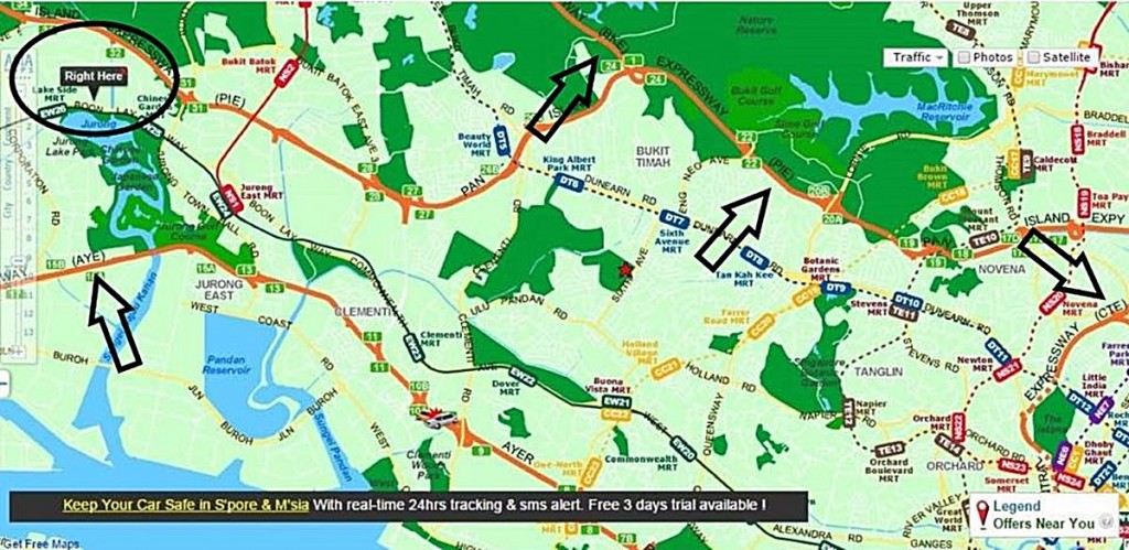 location, nearby, expressways, lakeville