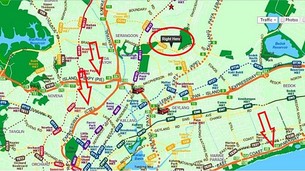 location, expressways, nearby, botanique bartley