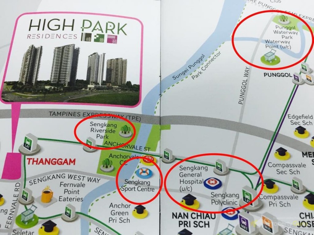 sports centre, hospital, park, polyclinic,