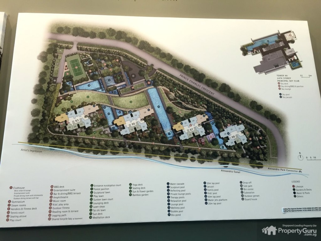 location, site map, condo