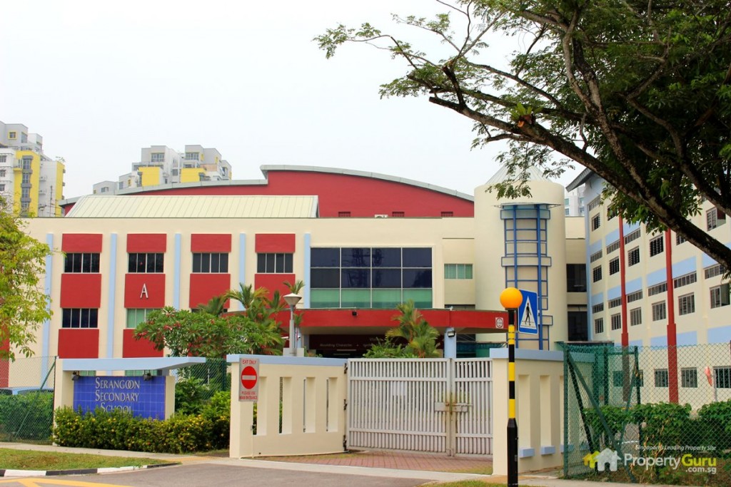 serangoon secondary school, nearby, schools, education, kingsford waterbay