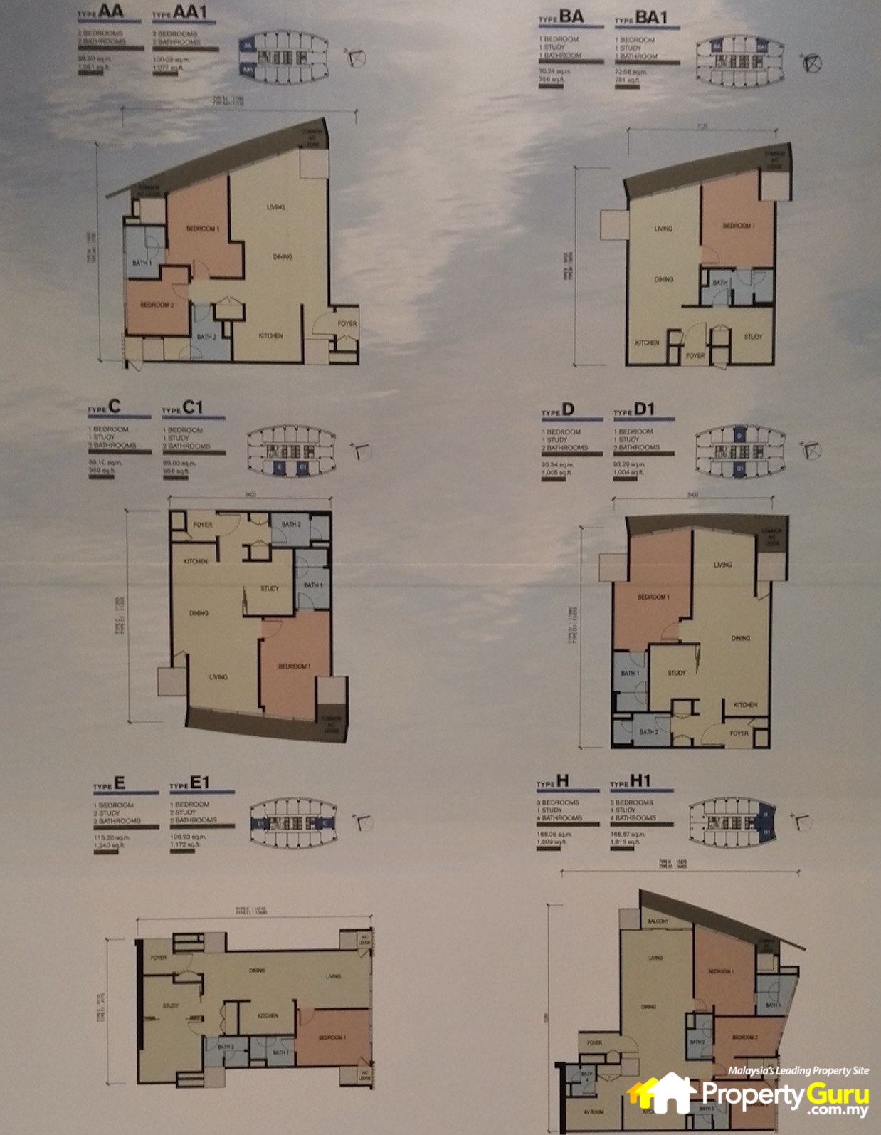 007 Azure Residences - Floor Plans