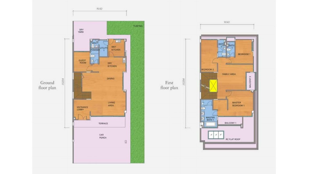 011 Vila Seni - Semi-D Type A Floor Plan 1